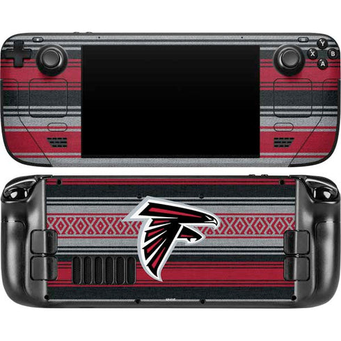 NFL Atlanta Falcons Trailblazer Steam Deck Handheld Gaming Computer OLED Skin