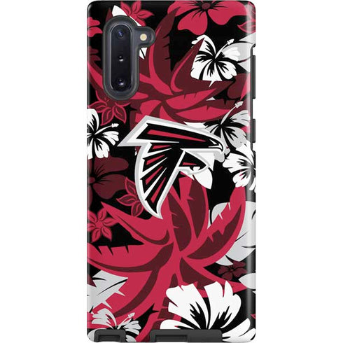 NFL Atlanta Falcons Tropical Print Galaxy Note 10 Pro Case
