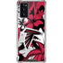 NFL Atlanta Falcons Tropical Print Galaxy Note20 5G Clear Case