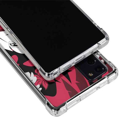 NFL Atlanta Falcons Tropical Print Galaxy Note20 5G Clear Case