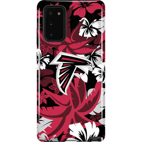 NFL Atlanta Falcons Tropical Print Galaxy Note20 5G Pro Case
