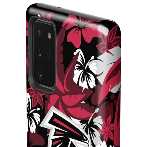 NFL Atlanta Falcons Tropical Print Galaxy Note20 5G Pro Case