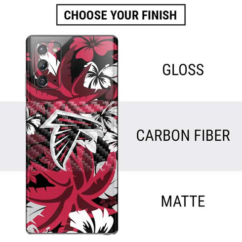 NFL Atlanta Falcons Tropical Print Galaxy Note20 5G Skin