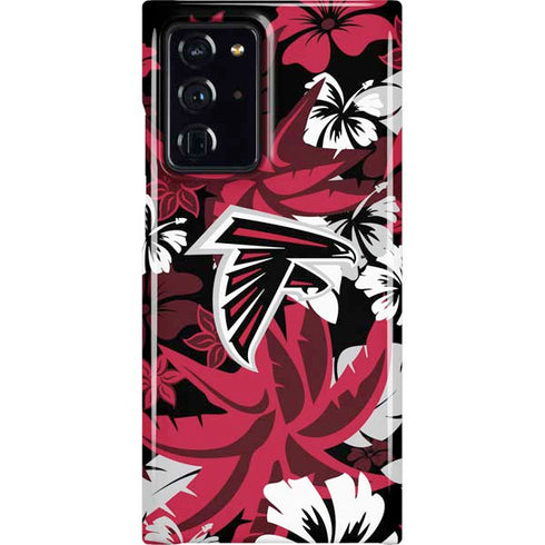NFL Atlanta Falcons Tropical Print Galaxy Note20 Ultra 5G Lite Case