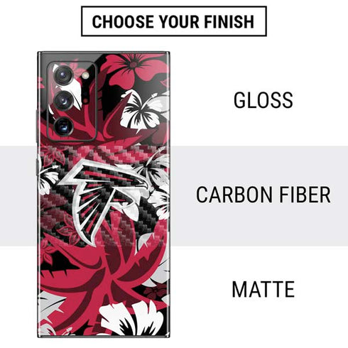 NFL Atlanta Falcons Tropical Print Galaxy Note20 Ultra 5G Skin