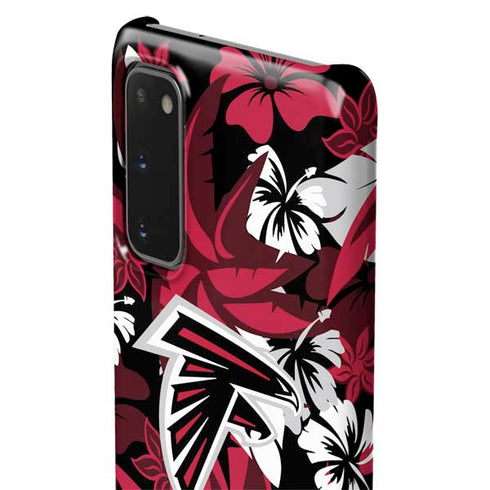 NFL Atlanta Falcons Tropical Print Galaxy S20 Lite Case