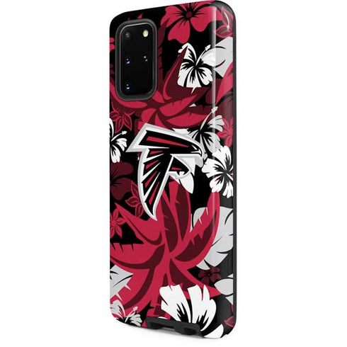 NFL Atlanta Falcons Tropical Print Galaxy S20 Plus Pro Case