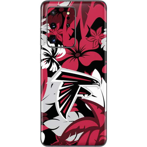 NFL Atlanta Falcons Tropical Print Galaxy S20 Ultra 5G Skin