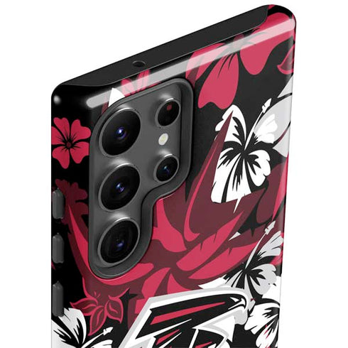 NFL Atlanta Falcons Tropical Print Galaxy S23 Ultra Pro Case