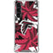 NFL Atlanta Falcons Tropical Print Galaxy S24 FE Clear Case