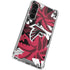 NFL Atlanta Falcons Tropical Print Galaxy S24 FE Clear Case