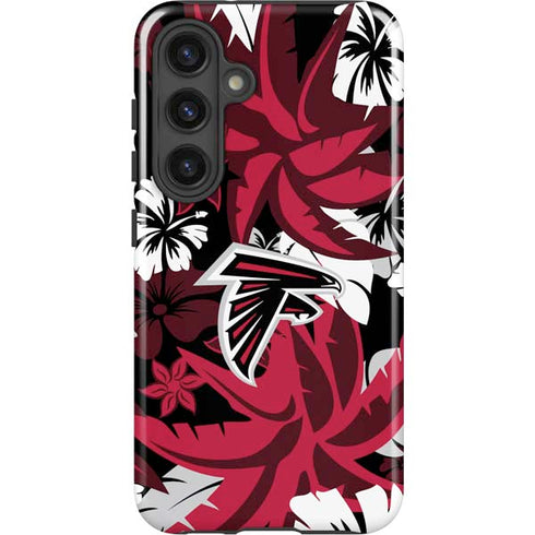 NFL Atlanta Falcons Tropical Print Galaxy S25 Impact Case