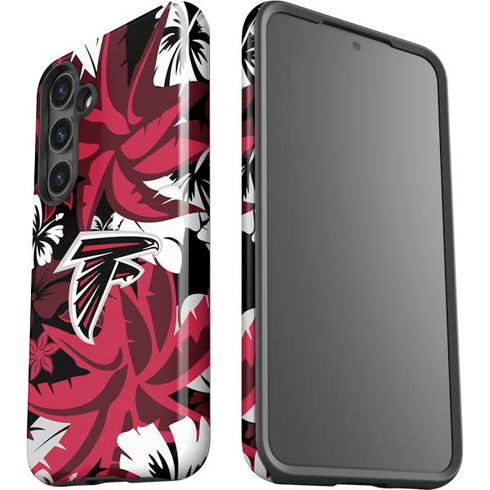 NFL Atlanta Falcons Tropical Print Galaxy S25 Impact Case