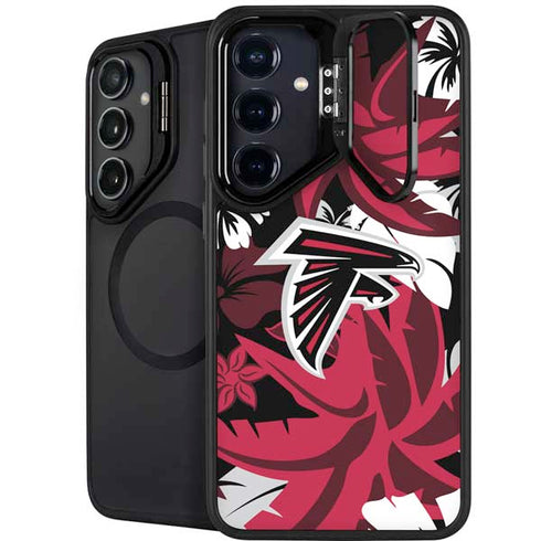 NFL Atlanta Falcons Tropical Print Galaxy S25 Kickstand Case