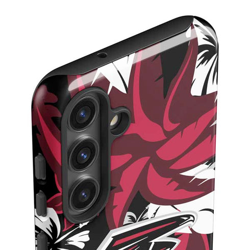 NFL Atlanta Falcons Tropical Print Galaxy S25 Plus Impact Case
