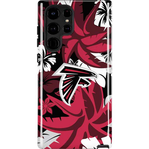 NFL Atlanta Falcons Tropical Print Galaxy Cases