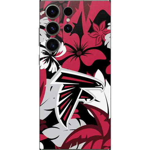 NFL Atlanta Falcons Tropical Print Galaxy S25 Ultra Skin