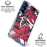 NFL Atlanta Falcons Tropical Print Galaxy S25 Clear Case