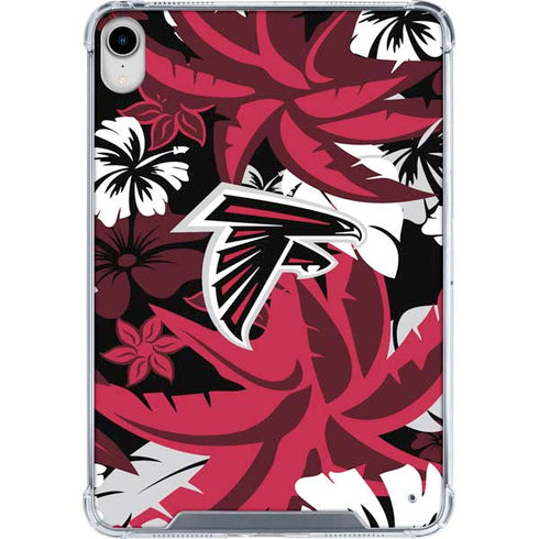 NFL Atlanta Falcons Tropical Print iPad 11th Gen (2025) Clear Case