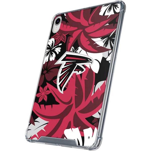 NFL Atlanta Falcons Tropical Print iPad 11th Gen (2025) Clear Case