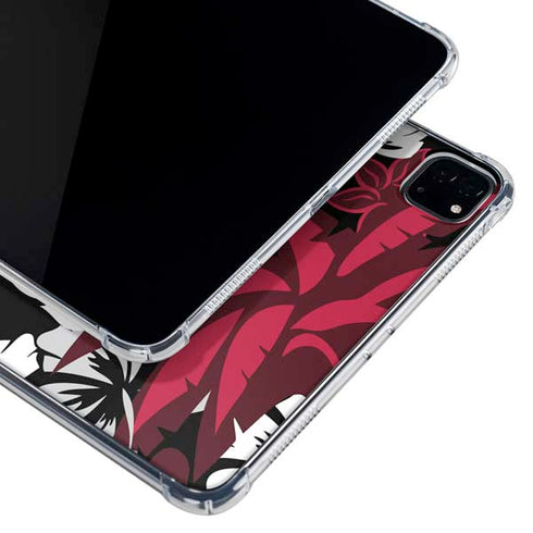 NFL Atlanta Falcons Tropical Print iPad Pro 11in (2024) Clear Case