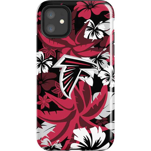 NFL Atlanta Falcons Tropical Print iPhone 11 Impact Case