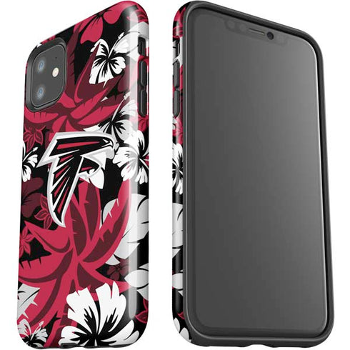 NFL Atlanta Falcons Tropical Print iPhone 11 Impact Case