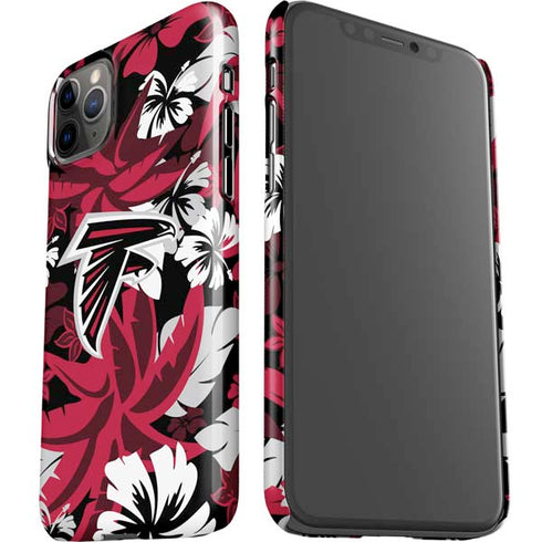 NFL Atlanta Falcons Tropical Print iPhone 11 Pro Max Lite Case
