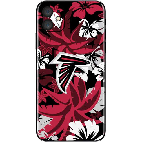 NFL Atlanta Falcons Tropical Print iPhone 11 Skin