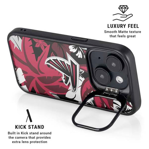 NFL Atlanta Falcons Tropical Print iPhone 13 Kickstand Case