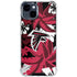 NFL Atlanta Falcons Tropical Print iPhone 15 Clear Case