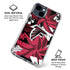 NFL Atlanta Falcons Tropical Print iPhone 15 Clear Case
