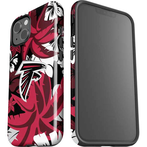 NFL Atlanta Falcons Tropical Print iPhone 15 Impact Case