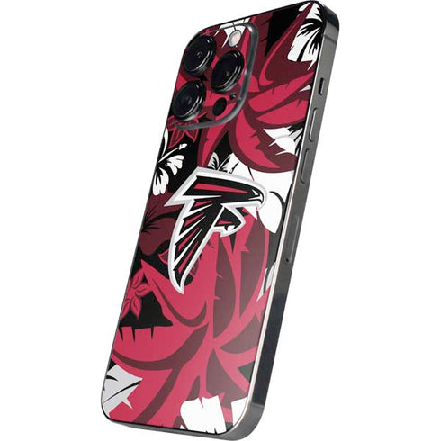 NFL Atlanta Falcons Tropical Print iPhone 15 Pro Max Skin