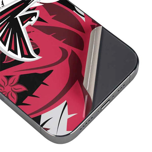 NFL Atlanta Falcons Tropical Print iPhone 15 Pro Max Skin