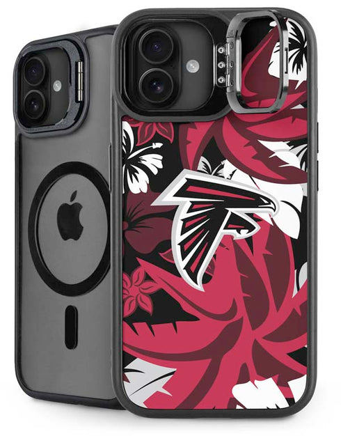 NFL Atlanta Falcons Tropical Print iPhone 16 Kickstand Case