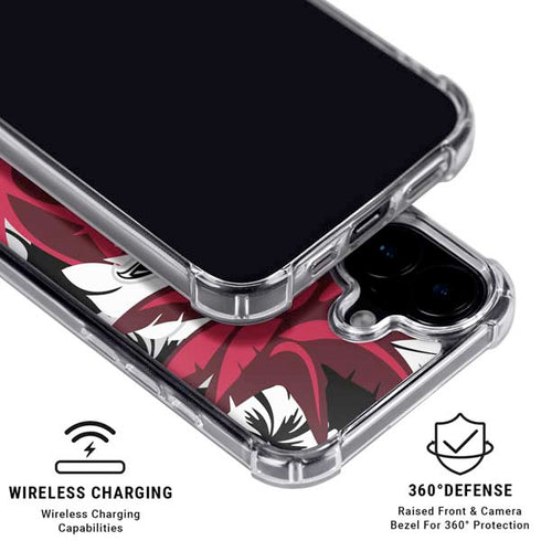 NFL Atlanta Falcons Tropical Print iPhone 16 MagSafe Case