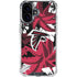 NFL Atlanta Falcons Tropical Print iPhone 16 Plus Clear Case