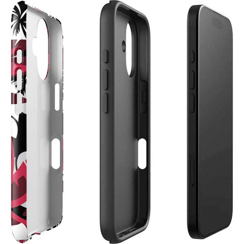 NFL Atlanta Falcons Tropical Print iPhone 16 Plus Impact Case