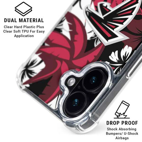 NFL Atlanta Falcons Tropical Print iPhone 16 Plus MagSafe Case