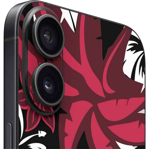 NFL Atlanta Falcons Tropical Print iPhone 16 Plus Skin