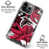 NFL Atlanta Falcons Tropical Print iPhone 16 Pro Clear Case