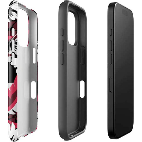 NFL Atlanta Falcons Tropical Print iPhone 16 Pro Impact Case