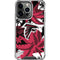 NFL Atlanta Falcons Tropical Print iPhone 16 Pro Max Clear Case