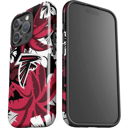 NFL Atlanta Falcons Tropical Print iPhone 16 Pro Max Impact Case