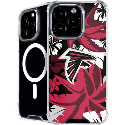 NFL Atlanta Falcons Tropical Print iPhone 16 Pro Max MagSafe Case