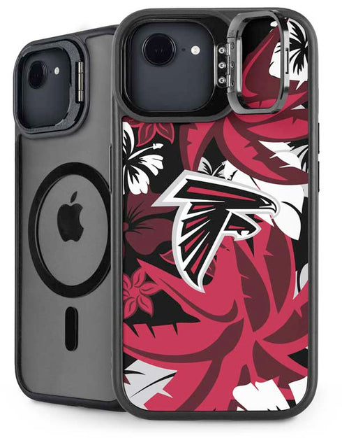 NFL Atlanta Falcons Tropical Print iPhone 16e Kickstand Case