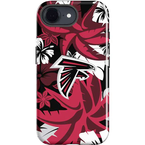 NFL Atlanta Falcons Tropical Print iPhone 16e Impact Case