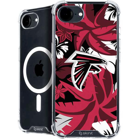 NFL Atlanta Falcons Tropical Print iPhone 16e MagSafe Case
