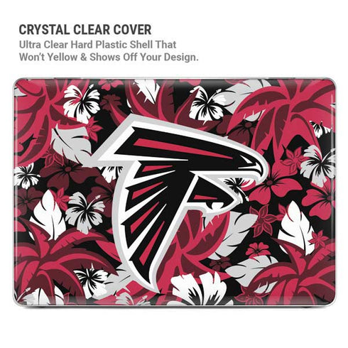 NFL Atlanta Falcons Tropical Print MacBook Pro 14in (2021-24) Case plus Skin